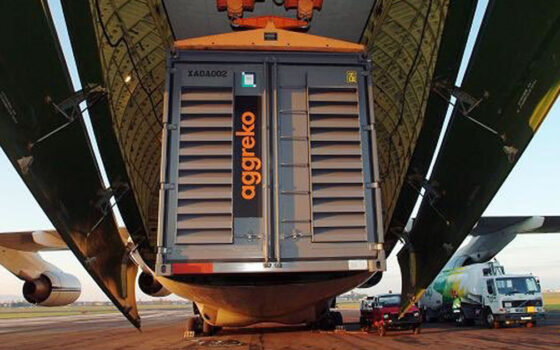 aggreko bowman power group container airfreight